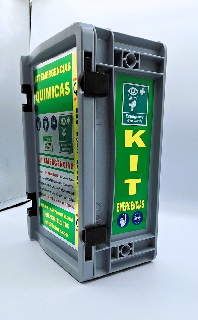 KIT EMERGENCIAS QUIMICAS INSTALACIONES ( CON EPI´S EN SU INTERIOR)