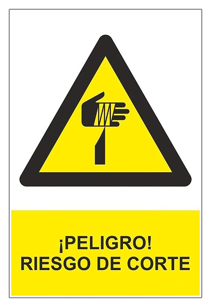 SEÑAL ADHESIVA PELIGRO PERSONAS, EXCLUSIVAMENTE CARGA 200X300 mm (copia)